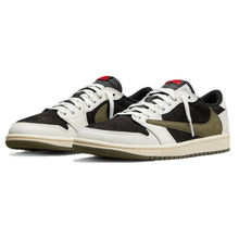 Load image into Gallery viewer, Travis Scott Jordan 1 Low Olive