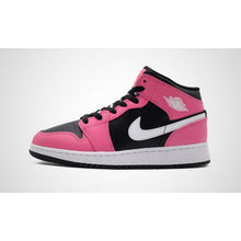 Load image into Gallery viewer, Jordan 1 Mid Black Pink