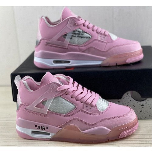 Jordan 4 Off White Pink Sail