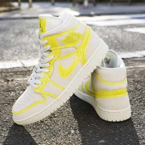 Jordan 1 Mid LX Opti Yellow
