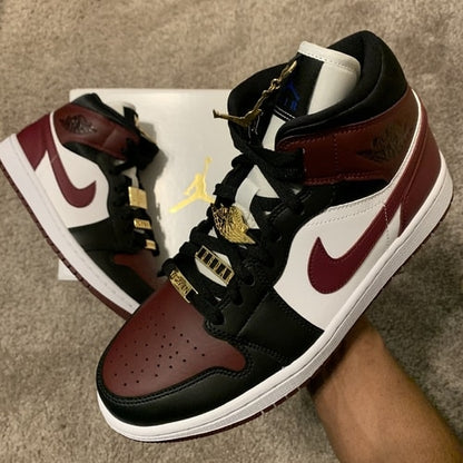 Jordan 1 Mid SE Gold Pendants